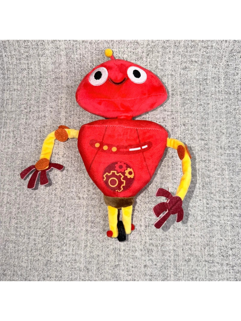 Science Texas Robot Plush 11” Red STEM Educational Toy Teacher Classroom